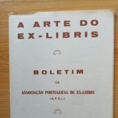 Arte: A ARTE DO EX-LIBRIS BOLETIM DA ASSOCIACAO PORTUGUESA DE EX-LIBRIS Nº 115-1190. Lote 217265803