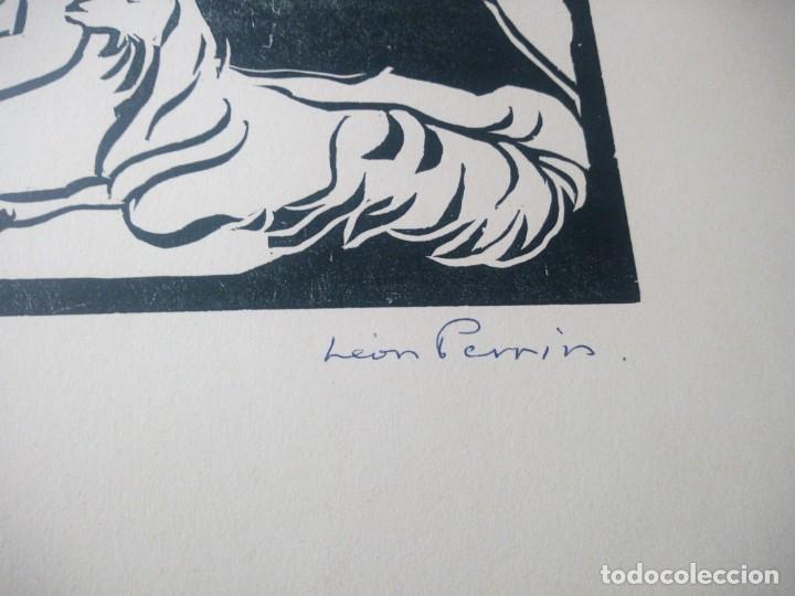 Arte: exlibris desnudo le&oacute;n perrin 53/325 - Foto 4