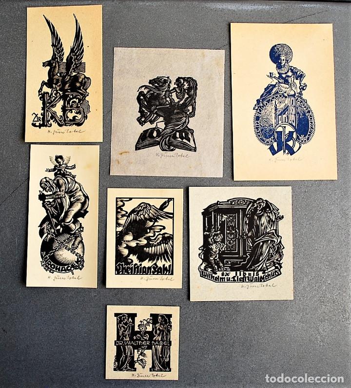 Arte: 7 Ex-Libris de Heawig Zum Tobel - Foto 1