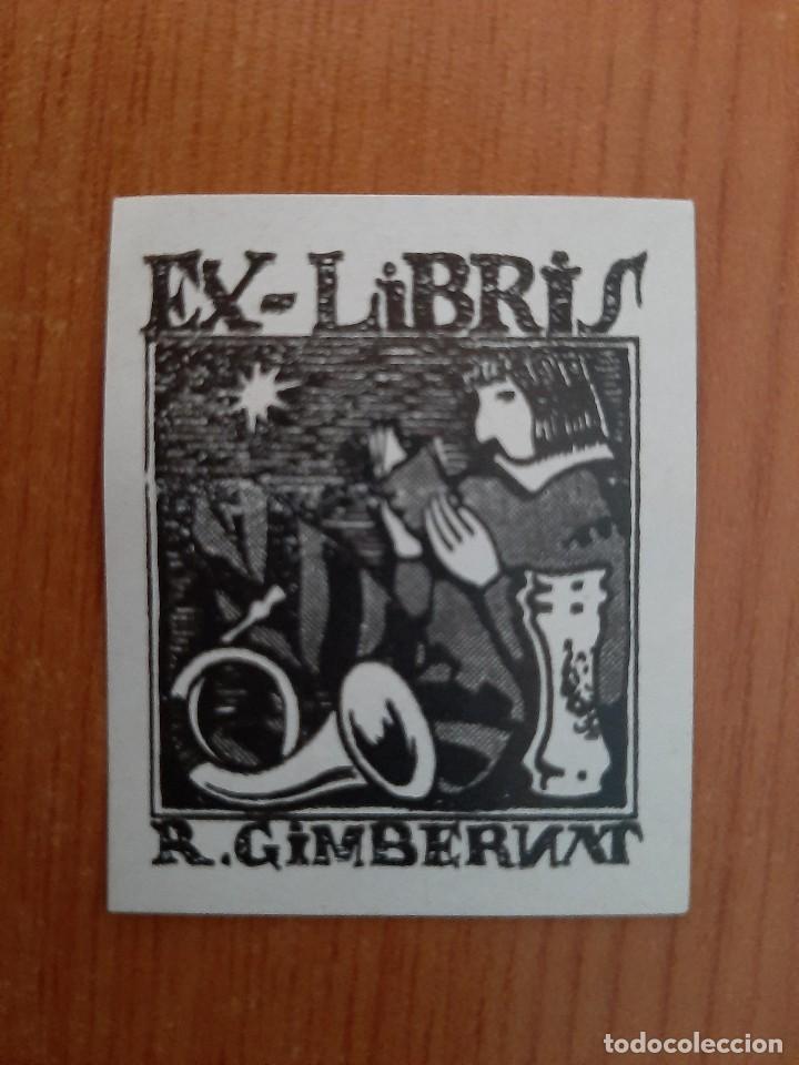 Arte: EX LIBRIS DE R. GIMBERNAT - Foto 1