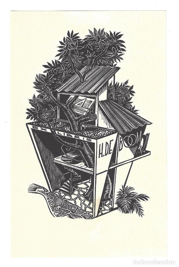Arte: EX- LIBRIS.- H. DE BOOM. ARTE. LIBROS - Foto 1