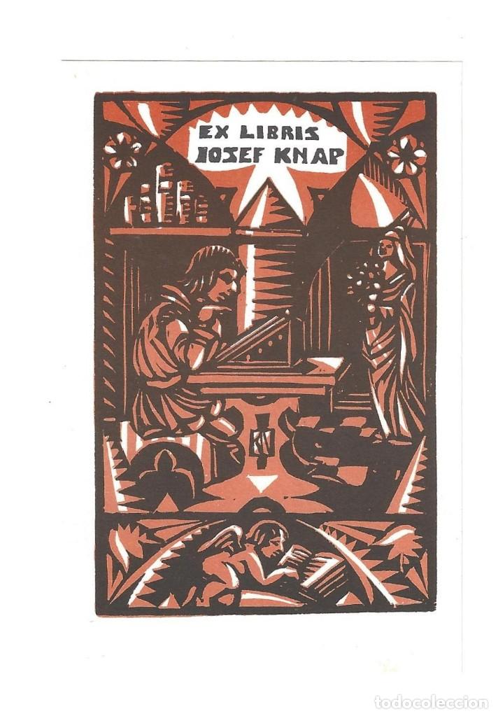 Arte: EX- LIBRIS.- JOSEF KNAP. ARTE. LIBROS- 1968 - Foto 1