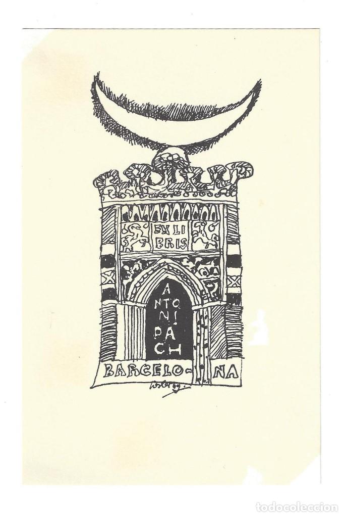 Arte: EX- LIBRIS.- ANTONIO PACH. BARCELONA. ARTE. LIBROS - Foto 1