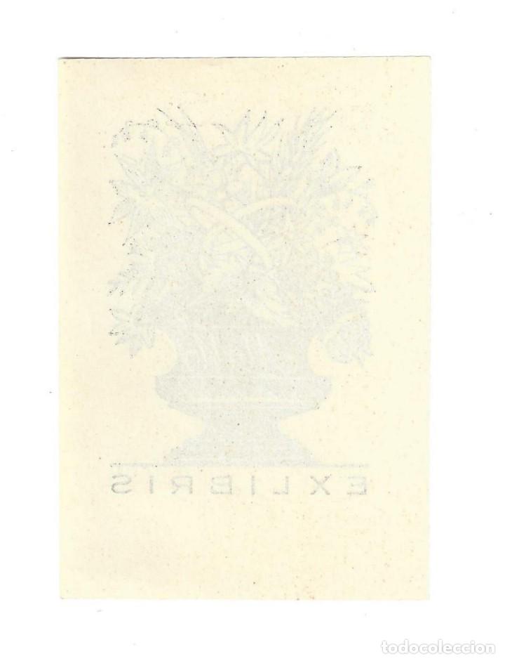 Arte: EX- LIBRIS.- M M. FLORES. ARTE. LIBROS - Foto 2