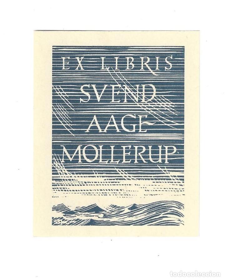 Arte: EX- LIBRIS.- SEVEND AAGE MOLLERUP. ARTE. LIBROS - Foto 1