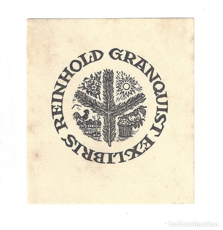 Arte: EX- LIBRIS.- REINHOLD GRANQUIST. ARTE. LIBROS - Foto 1
