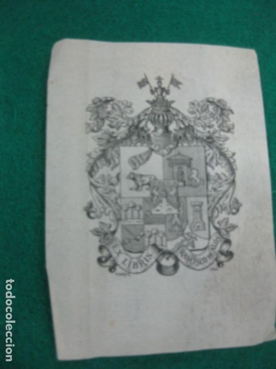 Arte: EX LIBRIS FRANCISCO DE ALOS. ILUSTRADOR FEBRER 1955 - Foto 1