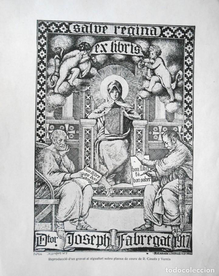 Arte: EX-LIIBRIS DR- JOSEPH FABREGAT 1917 - Foto 1