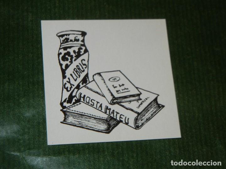 Arte: EX-LIBRIS - BOTE FARMACIA Y LIBROS - Foto 1