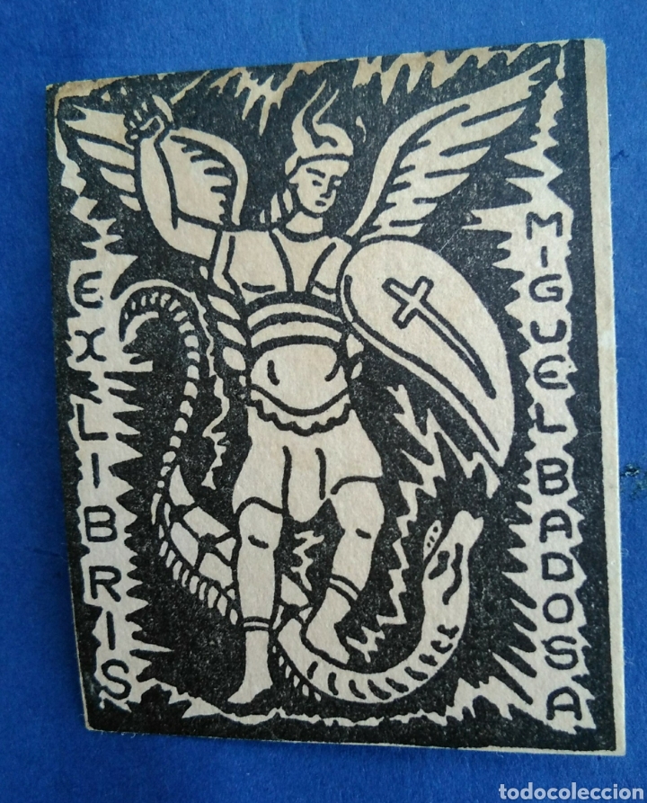 Arte: Peque&ntilde;o ex-libris , Miguel badosa , - Foto 1