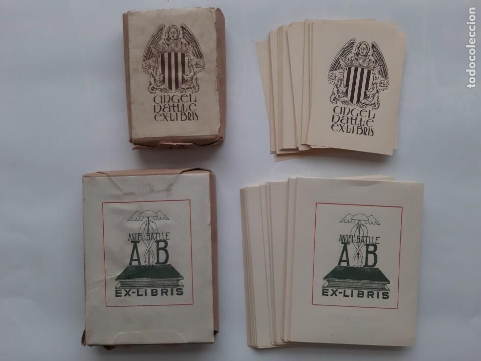 Arte: LOTE 143 EX-LIBRIS ANGEL BATLLE EXLIBRIS RV - Foto 1