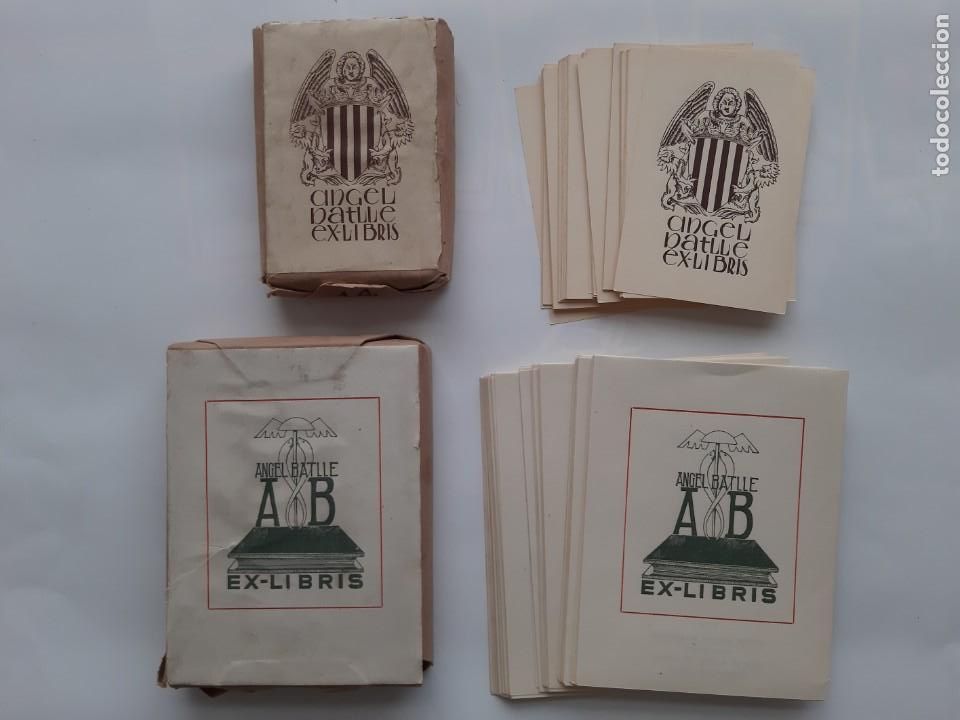 Arte: LOTE 143 EX-LIBRIS ANGEL BATLLE EXLIBRIS RV - Foto 2