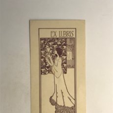 Arte: EXLIBRIS JAUME LLONGUERAS BADIA (A.1904) MEDIDAS: 14 X 7 CM.,. Lote 254666835
