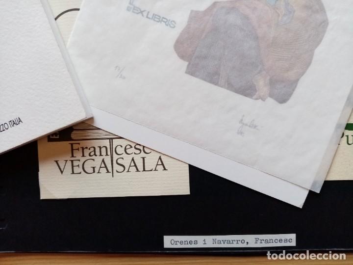 Arte: LOTE EXLIBRIS FRANCESC ORENES - Foto 2