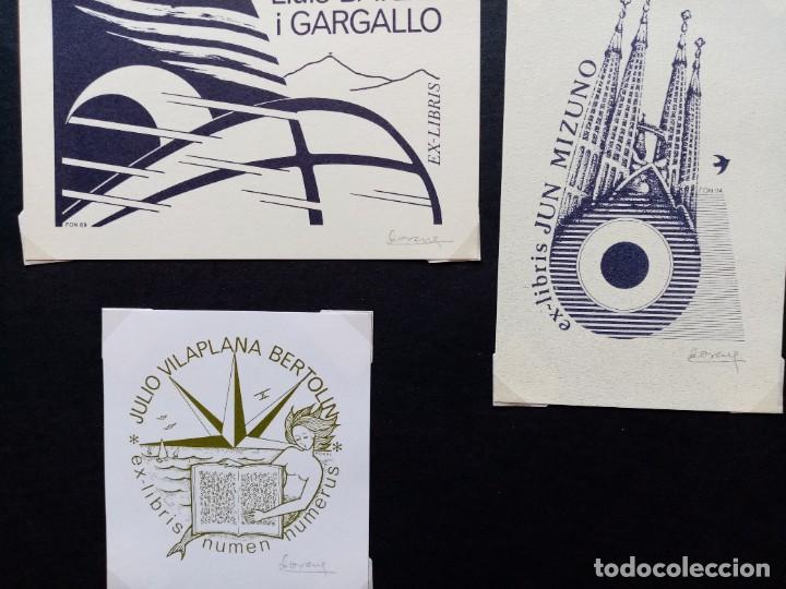 Arte: LOTE EXLIBRIS FRANCESC ORENES - Foto 12