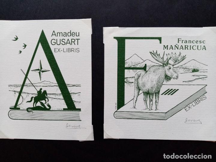 Arte: LOTE EXLIBRIS FRANCESC ORENES - Foto 14