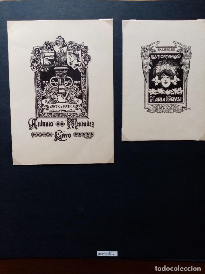 Arte: LOTE DE 81 EXLIBRIS VARIOS - Foto 7