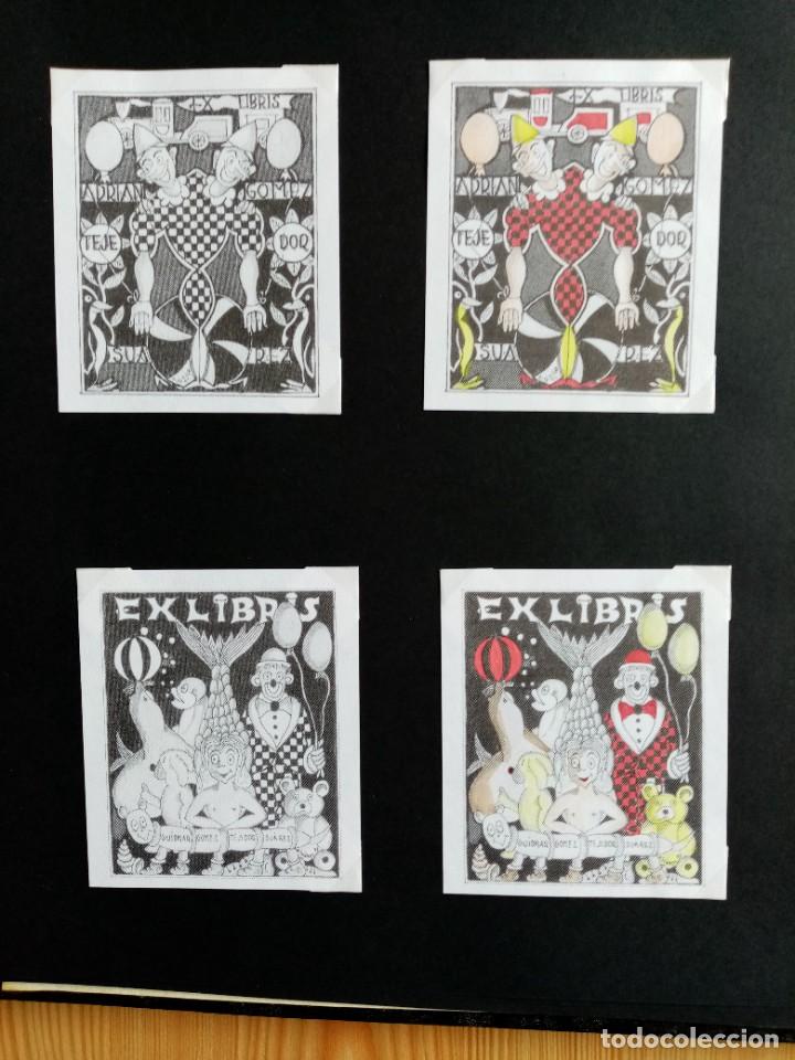 Arte: LOTE DE 81 EXLIBRIS VARIOS - Foto 59