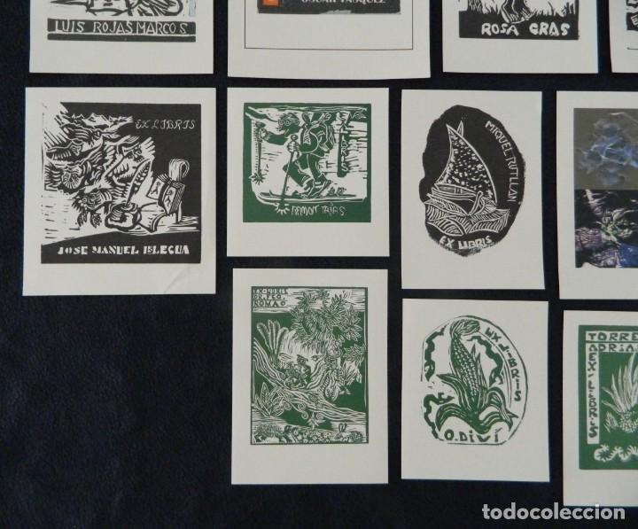 Arte: Conjunto de 14 Exlibris de FREDERIC GIR&Oacute;S (Barcelona) - Foto 5