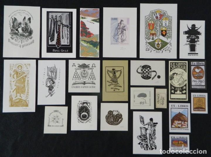 Arte: Conjunto de 22 Exlibris de artistas varios - Foto 1
