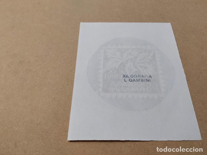 Arte: EX-LIBRIS DE BARBARA ORMANNI - XILOGRAF&Iacute;A IORG GAMBINI - Foto 2