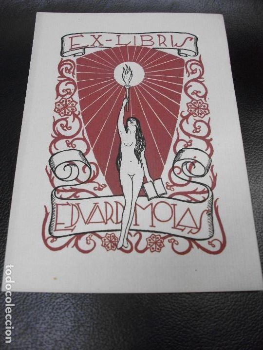 Arte: EX LIBRIS DE EDUARD MOLAS PARA EL EXLIBRIS - Foto 1
