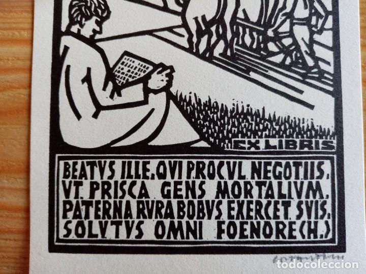 Arte: EXLIBRIS FRANCESC ORENES I NAVARRO - Foto 2