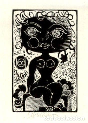 Arte: EXLIBRIS Bookplate Sigmund Hammermann Attenborg 8 x 5 cms - Foto 1