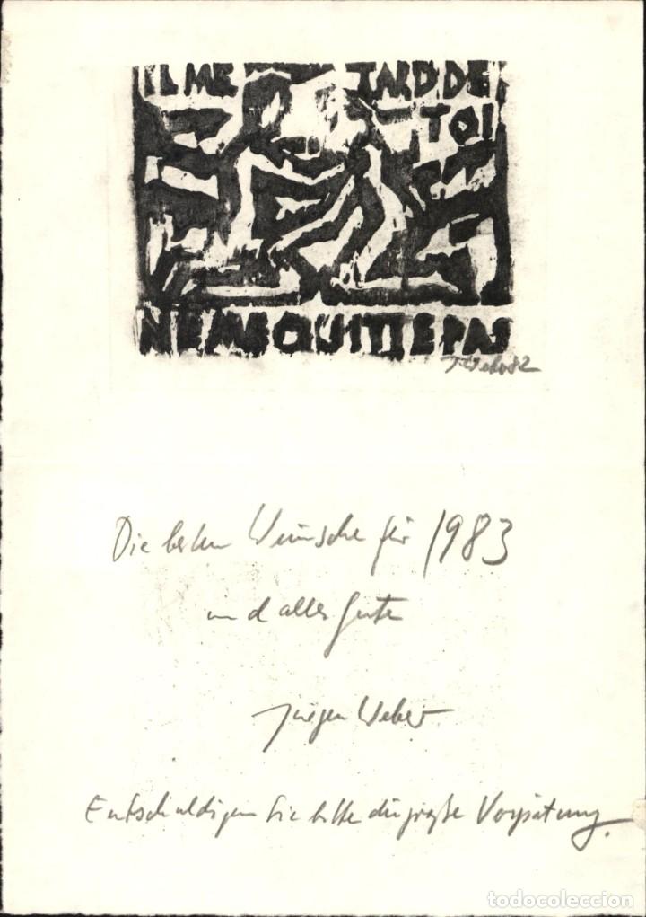 Arte: EXLIBRIS Bookplate Weber - Rostock 21 x 15 cms Ex-libris - Foto 1