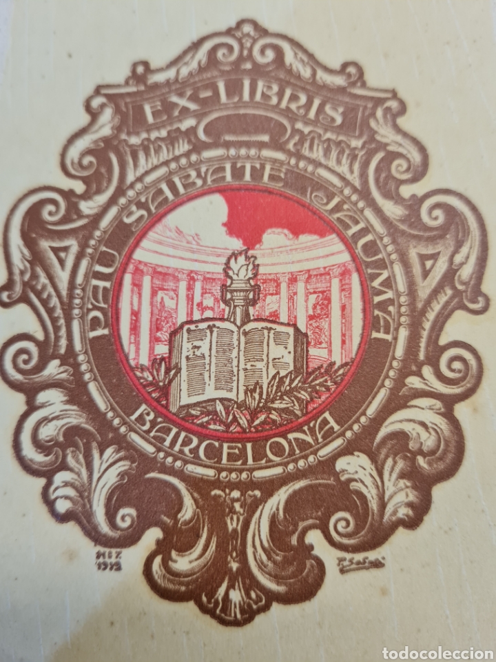 Arte: Ex-LIBRIS, PAU SABATE JAUMA - Foto 3