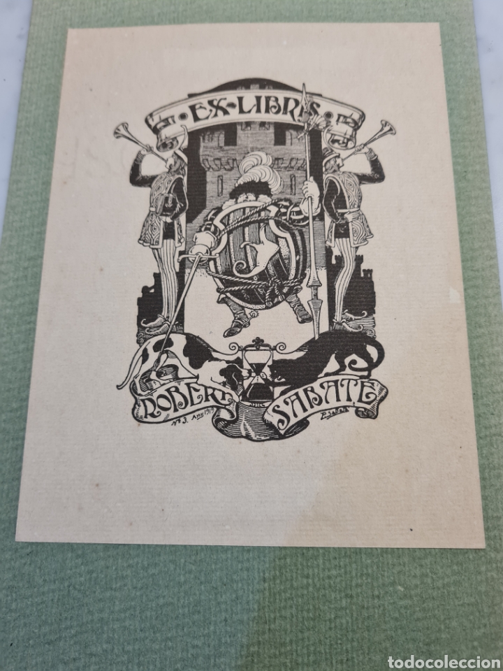 Arte: EX-LIBRIS,P.SABATE1919 - Foto 2
