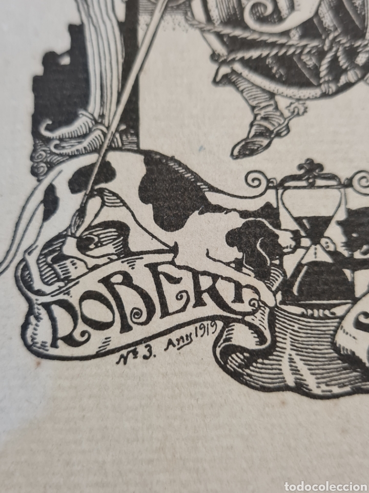 Arte: EX-LIBRIS,P.SABATE1919 - Foto 3
