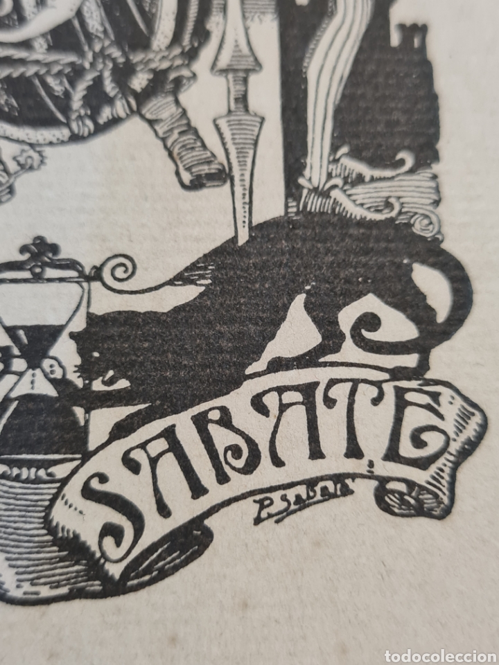 Arte: EX-LIBRIS,P.SABATE1919 - Foto 4