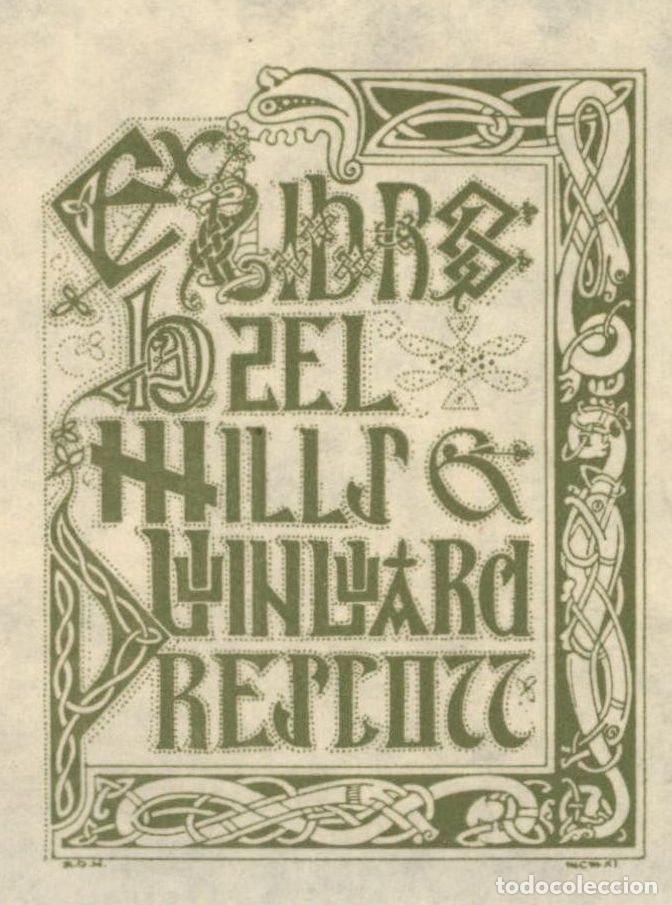 Arte: EXLIBRIS Bookplate - 9 x 7 cms Ex-libris - Foto 1