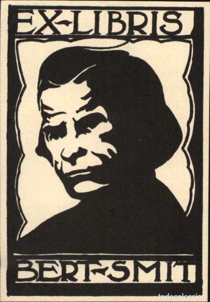 Arte: EXLIBRIS Bookplate Bert Smit 9 x 6 cms Ex-libris - Foto 1