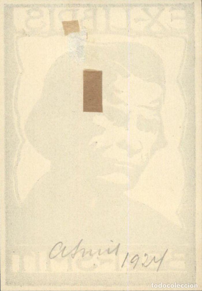 Arte: EXLIBRIS Bookplate Bert Smit 9 x 6 cms Ex-libris - Foto 2