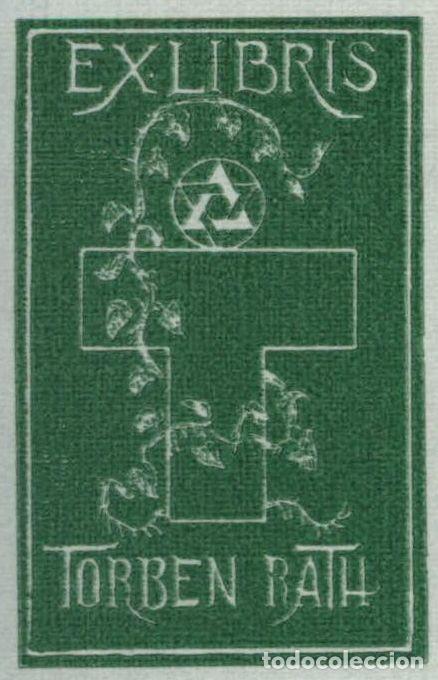Arte: EXLIBRIS Bookplate Torben Rath 7 x 5 cms Ex-libris - Foto 1