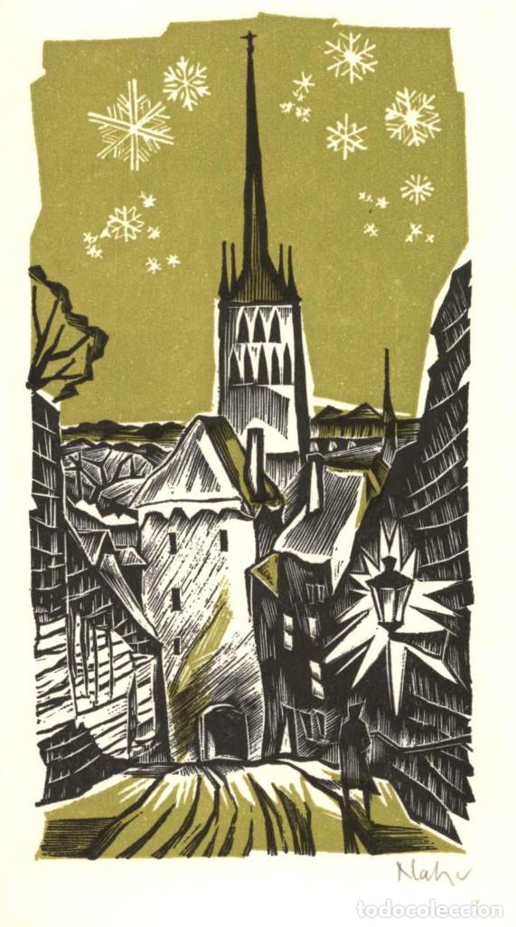 Arte: EXLIBRIS Bookplate Johann Naha 15 x 8 cms Ex-libris - Foto 1