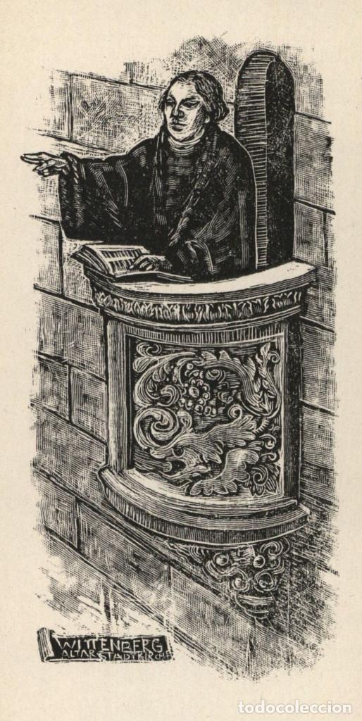 Arte: EXLIBRIS Bookplate Wittenberg Altarsstadikirche 17 x 8 cms Ex-libris - Foto 1