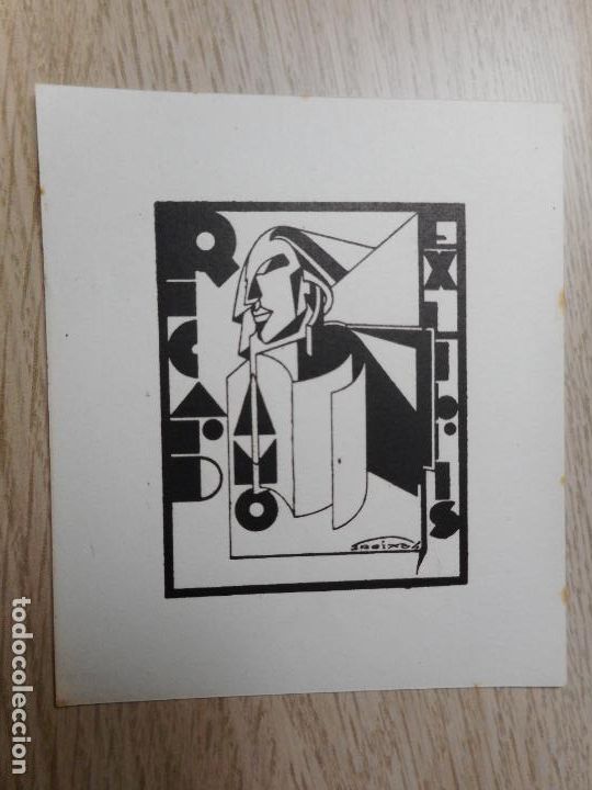 Arte: ANTIGUO EX LIBRIS SIN IDENTIFICAR. FREIXAS? - Foto 1