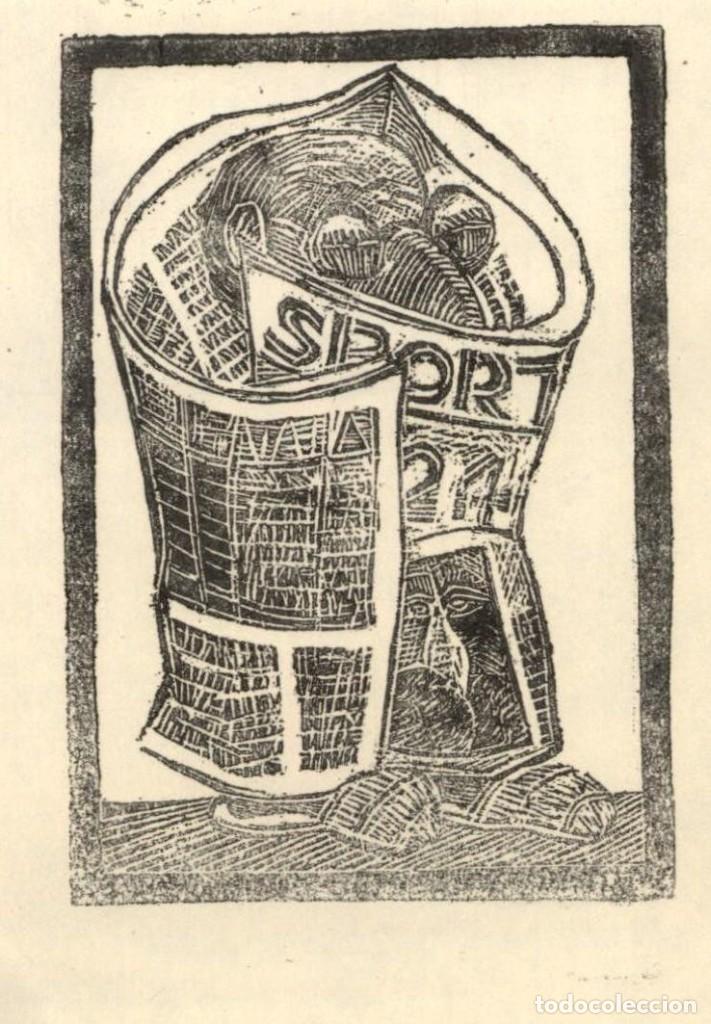 Arte: EXLIBRIS Bookplate Sport - 10 x 8 cms Ex-libris &ndash; - Foto 1