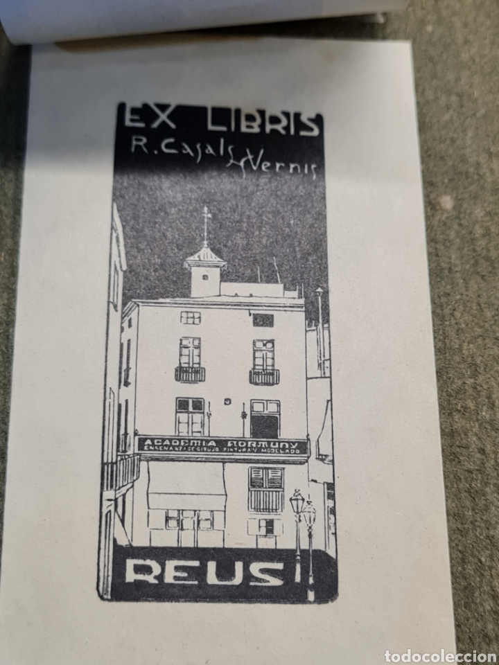 Arte: 8 Ex-LIBRIS, RAMON CASALS Y VERNIS - Foto 3