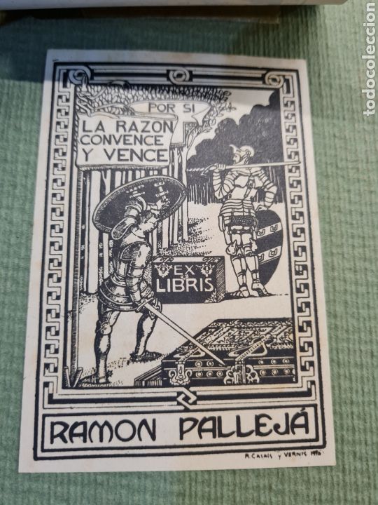 Arte: 8 Ex-LIBRIS, RAMON CASALS Y VERNIS - Foto 4