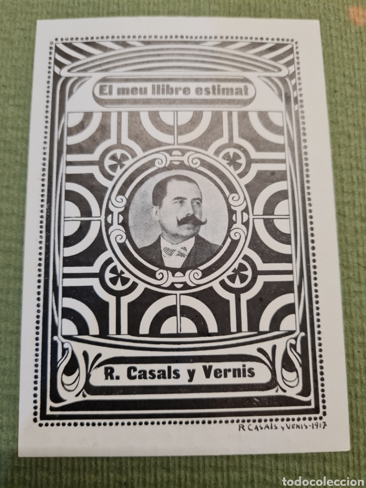 Arte: 8 Ex-LIBRIS, RAMON CASALS Y VERNIS - Foto 7
