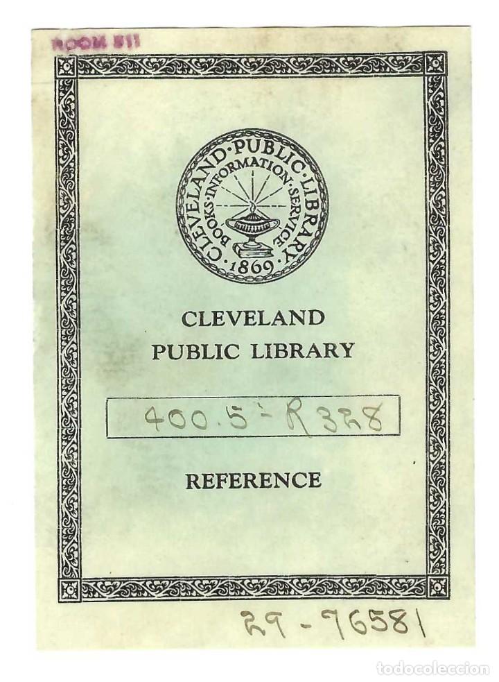 Arte: EX- LIBRIS.- CLEVELAND PUBLIC LIBRARY- SIGLO XIX - Foto 1