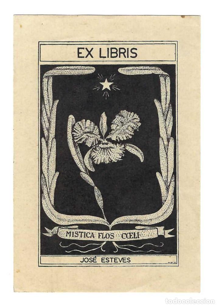 Arte: EX- LIBRIS.- JOS&Eacute; ESTEVES. BRASIL. ARTE. LIBROS - Foto 1