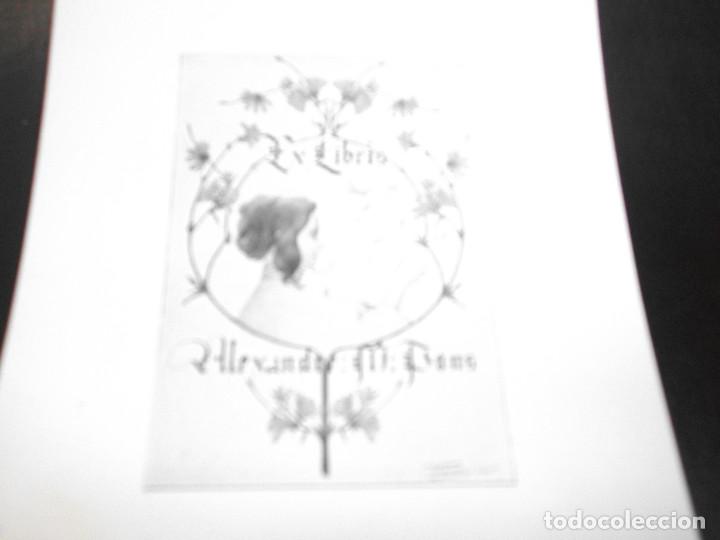 Arte: RIQUER EX LIBRIS PARA ALEXANDRE M. PONS EXLIBRIS - Foto 2
