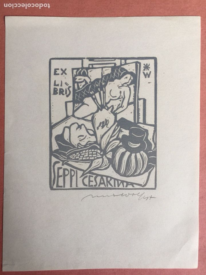 Arte: Ex Libris Seppi Cesarina - Foto 1