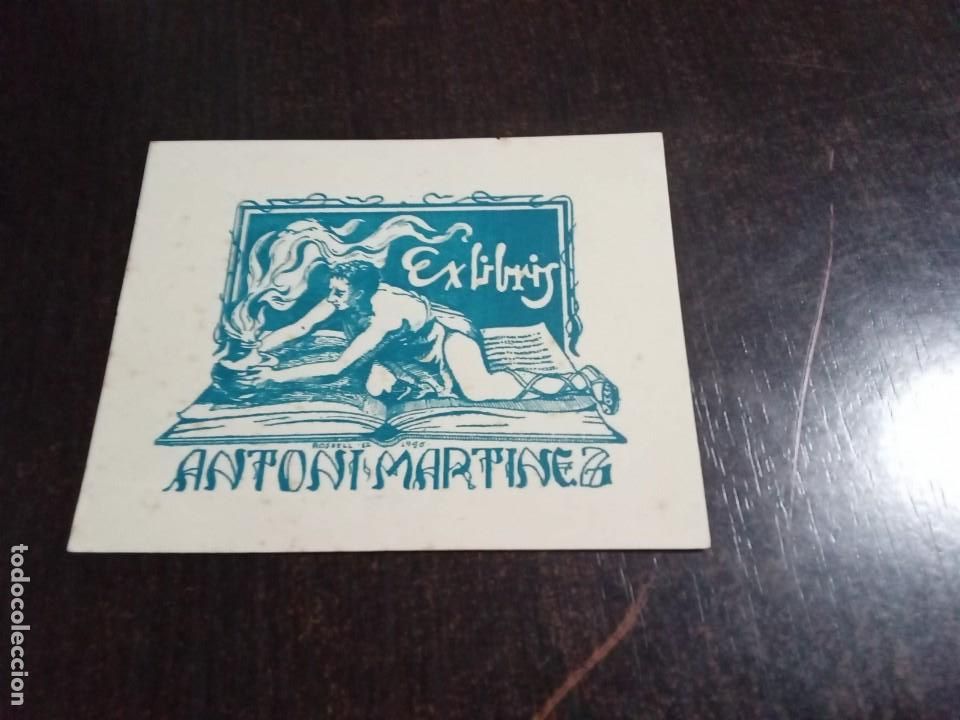 Arte: Ex libris Antoni Martinez. - Foto 1