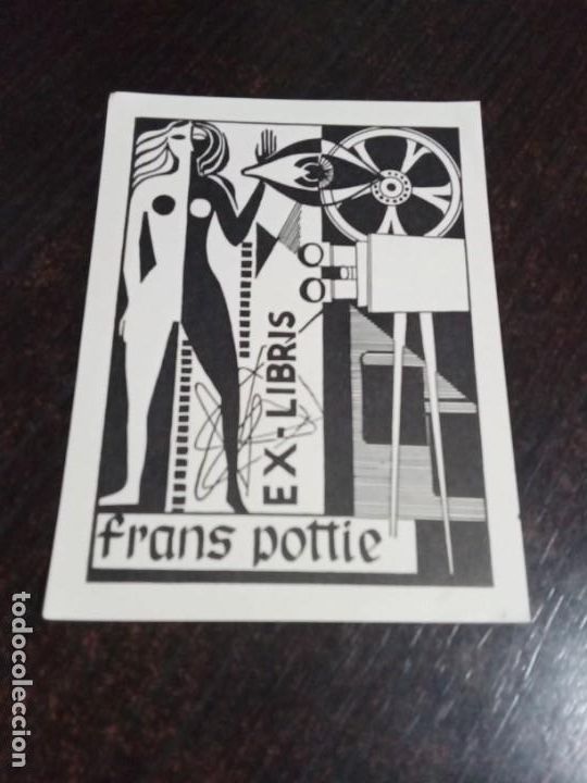 Arte: Ex-Libris Frans Pottie. - Foto 1